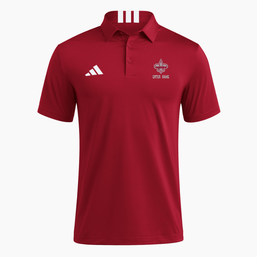 SAINT ANSGAR HIGH SCHOOL SAINTS <span class="pdp-name-mascot">SAINT ANSGAR SAINTS</span> adidas Men's Short Sleeve Golf Polo