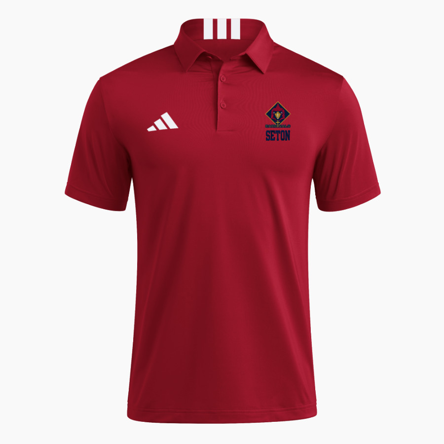 SETON CATHOLIC HIGH SCHOOL CARDINALS <span class="pdp-name-mascot">SETON CARDINALS</span> adidas Men's Short Sleeve Golf Polo