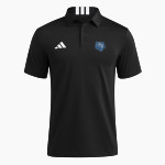 Crow Tigers adidas Men's Short Sleeve Golf Polo Front Thumbnail