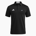 LUSTRE CHRISTIAN HIGH SCHOOL LIONS <span class="pdp-name-mascot">LUSTRE CHRISTIAN LIONS</span> adidas Men's Short Sleeve Golf Polo Front Thumbnail