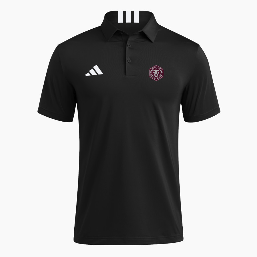 FAITH CHRISTIAN ACADEMY LIONS <span class="pdp-name-mascot">FAITH LIONS</span> adidas Men's Short Sleeve Golf Polo