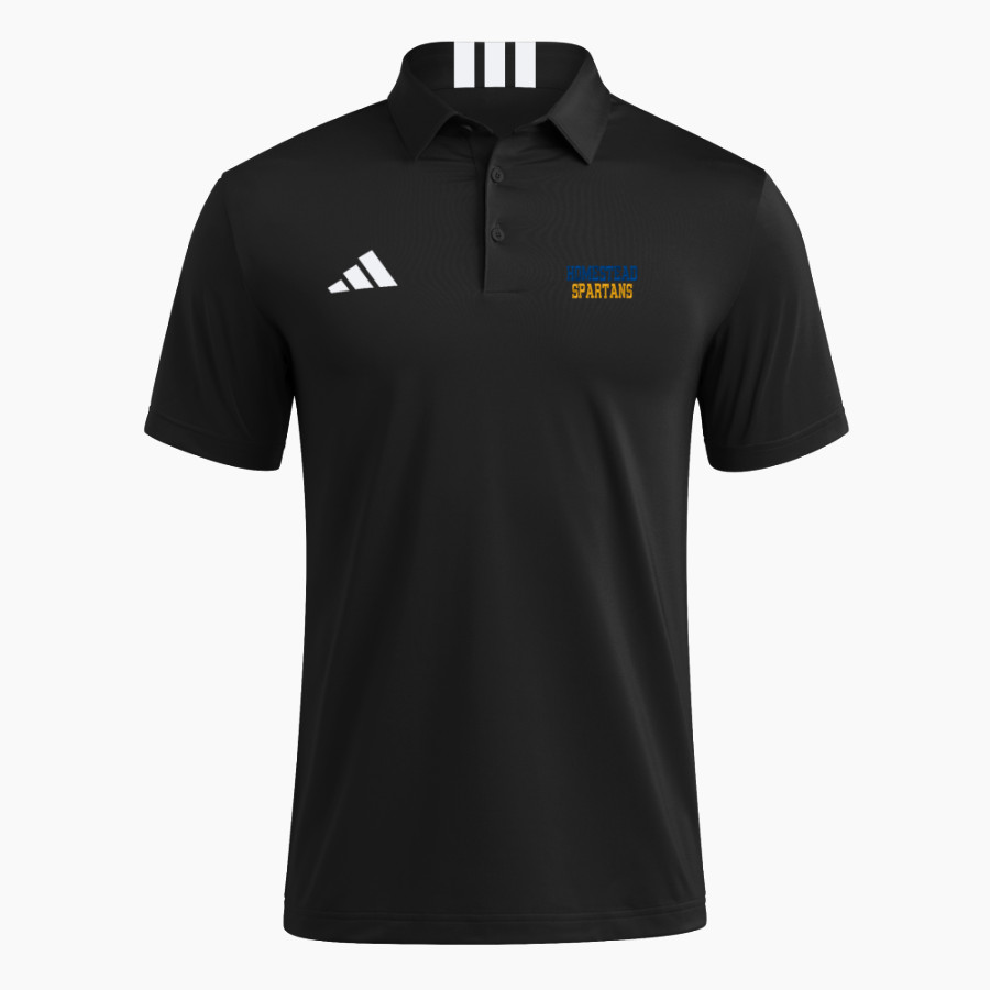 HOMESTEAD HIGH SCHOOL SPARTANS <span class="pdp-name-mascot">HOMESTEAD SPARTANS</span> adidas Men's Short Sleeve Golf Polo