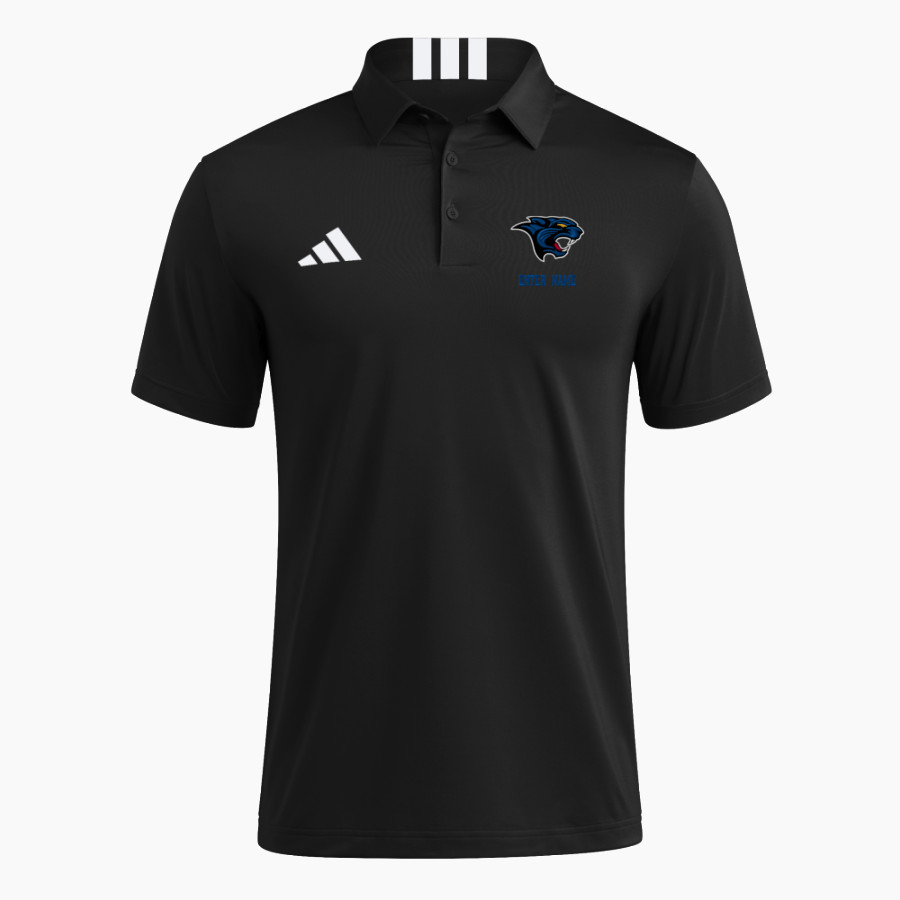 SALE CREEK Panthers Online Store <span class="pdp-name-mascot">SALE CREEK PANTHERS /LADY</span> adidas Men's Short Sleeve Golf Polo