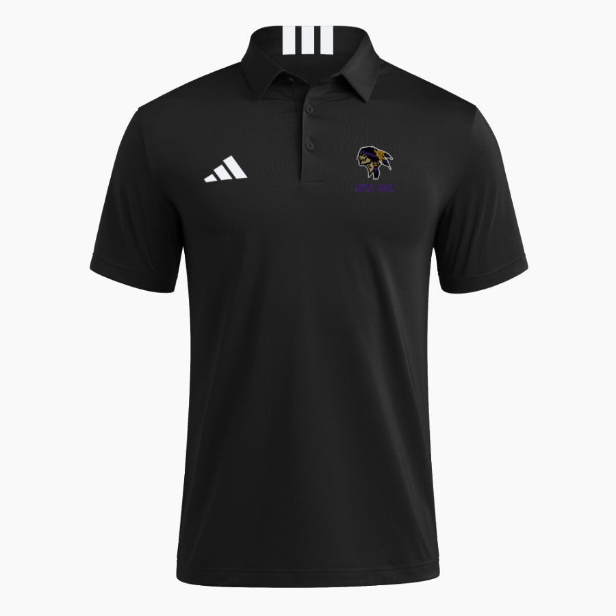 MIAMI HIGH SCHOOL WARRIORS adidas Men's Short Sleeve Golf Polo