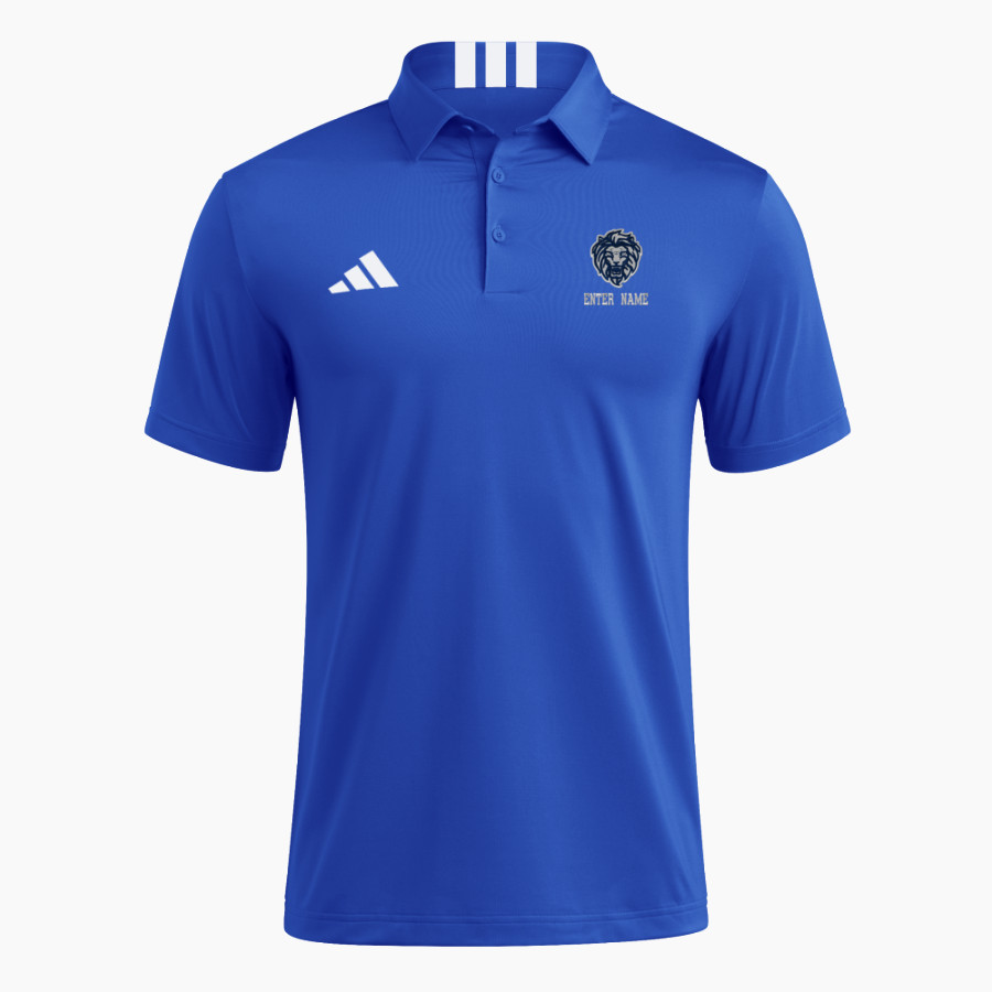 LUSTRE CHRISTIAN HIGH SCHOOL LIONS <span class="pdp-name-mascot">LUSTRE CHRISTIAN LIONS</span> adidas Men's Short Sleeve Golf Polo