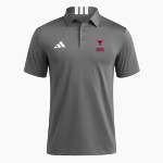 DOVER HIGH SCHOOL LONGHORNS adidas Men's Short Sleeve Golf Polo Front Thumbnail
