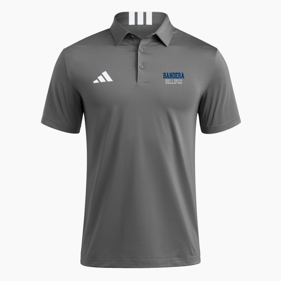 BANDERA HIGH SCHOOL BULLDOGS adidas Men's Short Sleeve Golf Polo