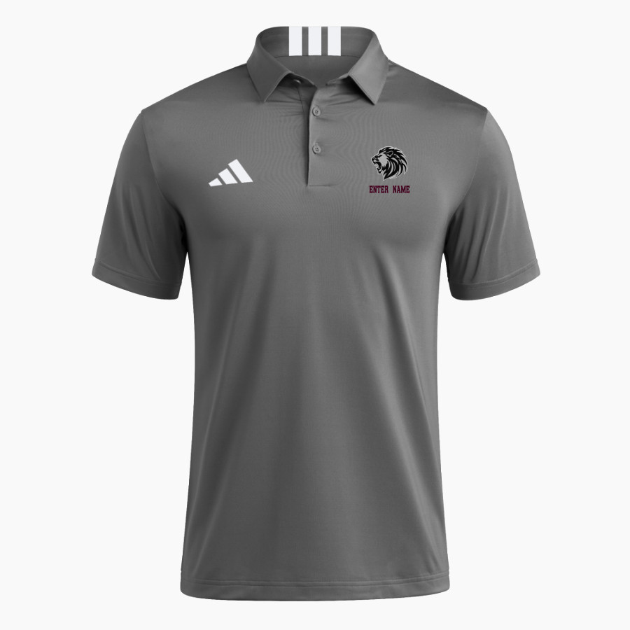 FAITH CHRISTIAN ACADEMY LIONS <span class="pdp-name-mascot">FAITH LIONS</span> adidas Men's Short Sleeve Golf Polo