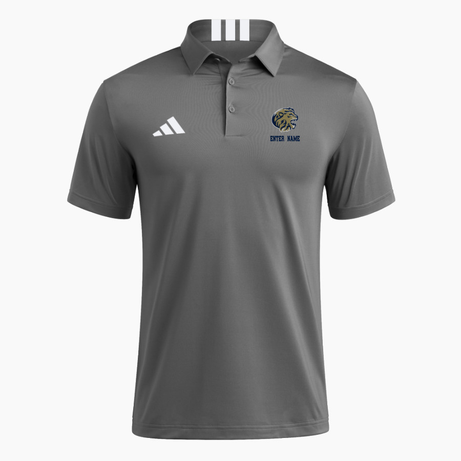 GRACE PREP ACADEMY LIONS <span class="pdp-name-mascot">GRACE LIONS</span> adidas Men's Short Sleeve Golf Polo