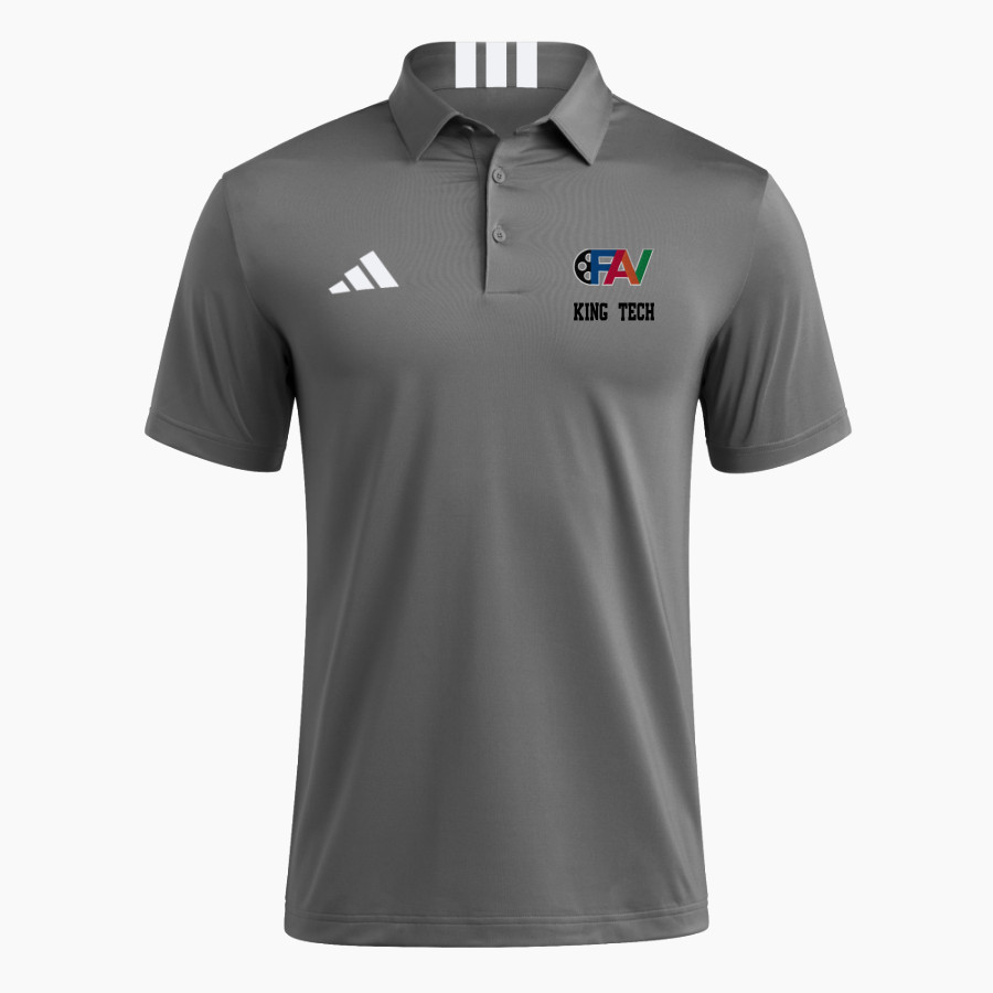 King Tech High School Online Apparel Store <span class="pdp-name-mascot">King Tech High School</span> adidas Men's Short Sleeve Golf Polo