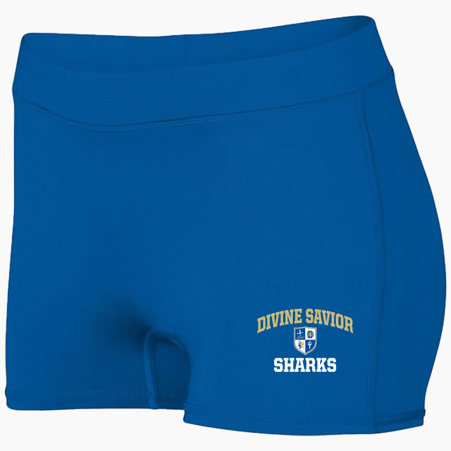 Divine Savior Academy Sharks <span class="pdp-name-mascot">Divine Savior Sharks</span> Augusta Women's 2.5" Dare Short