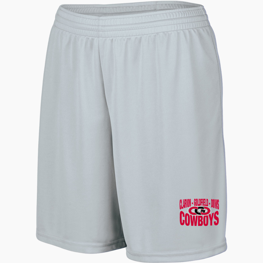 CLARION-GOLDFIELD-DOWS HIGH SCHOOL COWBOYS <span class="pdp-name-mascot">CLARION - GOLDFIELD COWBOYS</span> Augusta Women's 7" Octane Short