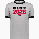 LONG TRAIL SCHOOL MOUNTAIN LIONS Augusta Adult Ringer T-Shirt Front Thumbnail