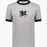 Wisconsin Heights High School Vanguards <span class="pdp-name-mascot">Wisconsin Heights High School</span> Augusta Adult Ringer T-Shirt Front Thumbnail