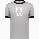 Frances Xavier Warde Jaguars <span class="pdp-name-mascot">Frances Xavier Warde School Jaguars</span> Augusta Adult Ringer T-Shirt Front Thumbnail