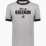 GREENON HIGH SCHOOL KNIGHTS <span class="pdp-name-mascot">GREENON KNIGHTS</span> Augusta Adult Ringer T-Shirt Front Thumbnail