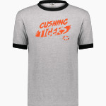 CUSHING HIGH SCHOOL TIGERS Augusta Adult Ringer T-Shirt Front Thumbnail