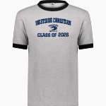 Westside Christian Wave <span class="pdp-name-mascot">Westside Christian Wave</span> Augusta Adult Ringer T-Shirt Front Thumbnail
