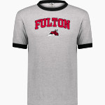 FULTON HIGH SCHOOL STEAMERS <span class="pdp-name-mascot">FULTON STEAMERS</span> Augusta Adult Ringer T-Shirt Front Thumbnail