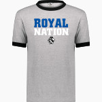 CVCA Royals The Online Store <span class="pdp-name-mascot">CVCA Royals</span> Augusta Adult Ringer T-Shirt Front Thumbnail