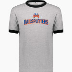 LINCOLN PARK HIGH SCHOOL RAILSPLITTERS <span class="pdp-name-mascot">LINCOLN PARK RAILSPLITTERS</span> Augusta Adult Ringer T-Shirt Front Thumbnail