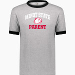 Minot State Beavers <span class="pdp-name-mascot">Minot State Beavers</span> Augusta Adult Ringer T-Shirt Front Thumbnail