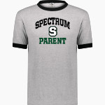 SPECTRUM HIGH SCHOOL STING <span class="pdp-name-mascot">SPECTRUM STING</span> Augusta Adult Ringer T-Shirt Front Thumbnail