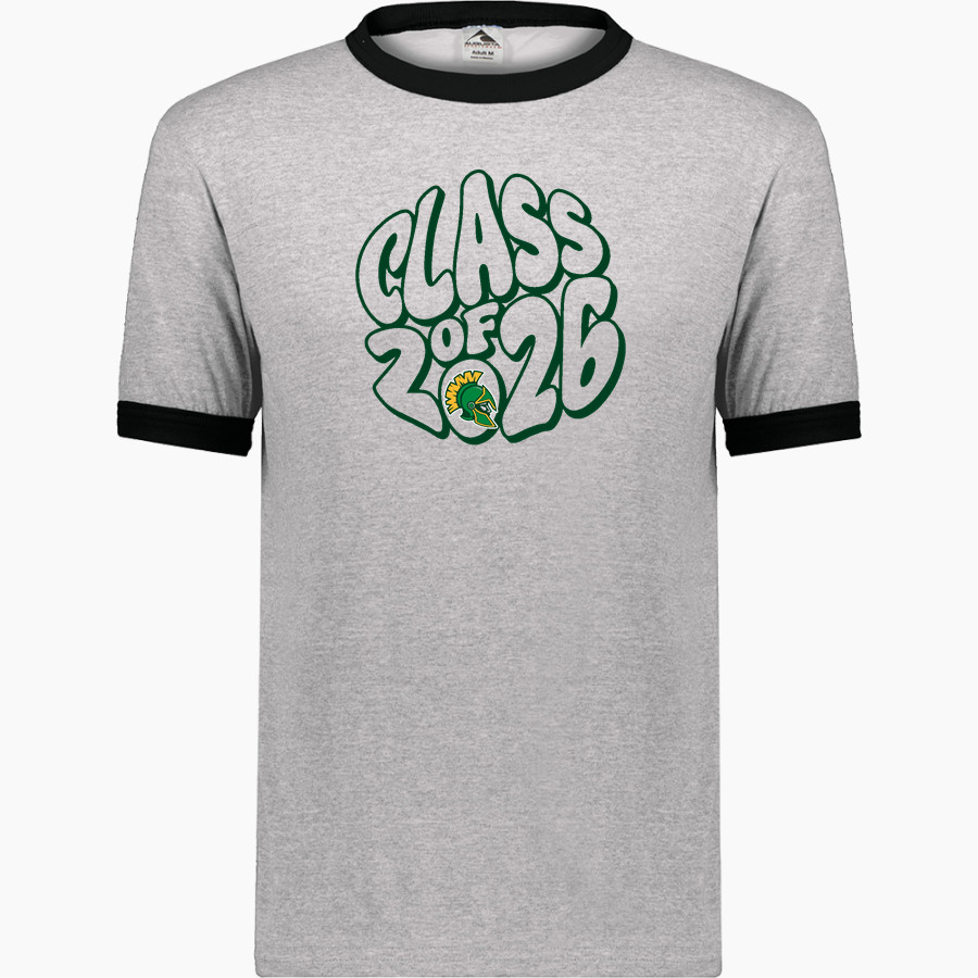 FAITH CHRISTIAN ACADEMY CONQUERORS <span class="pdp-name-mascot">FAITH CONQUERORS</span> Augusta Adult Ringer T-Shirt