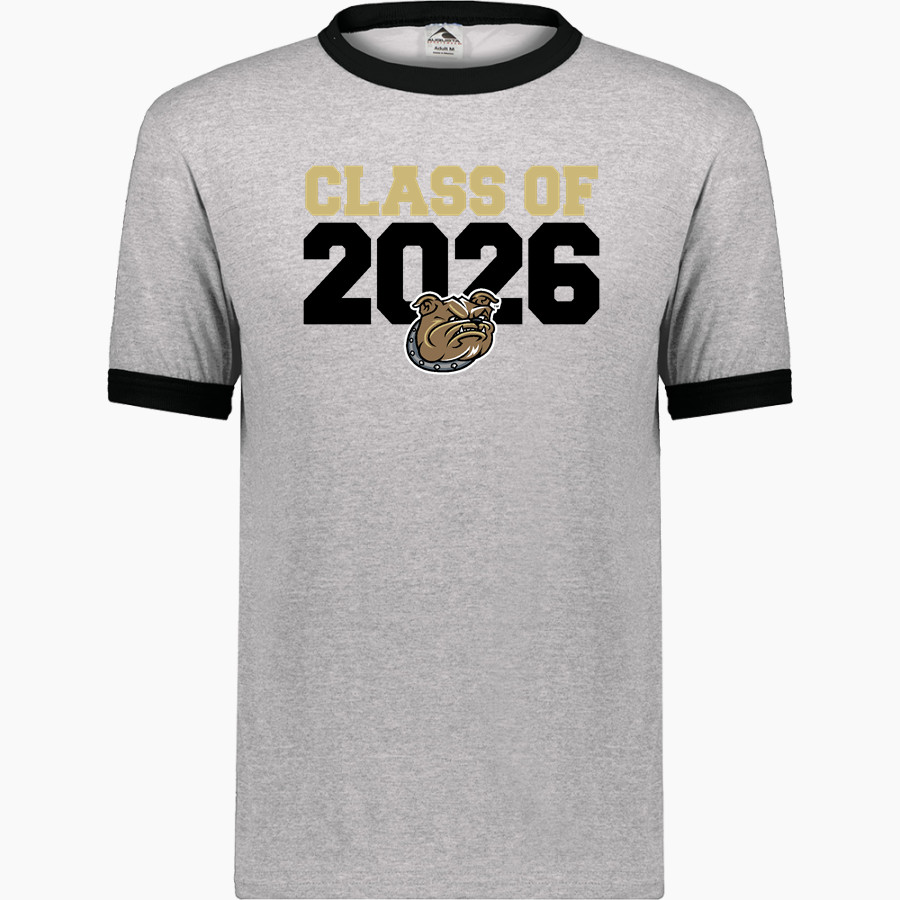 Bryant Bulldogs <span class="pdp-name-mascot">Bryant Bulldogs</span> Augusta Adult Ringer T-Shirt