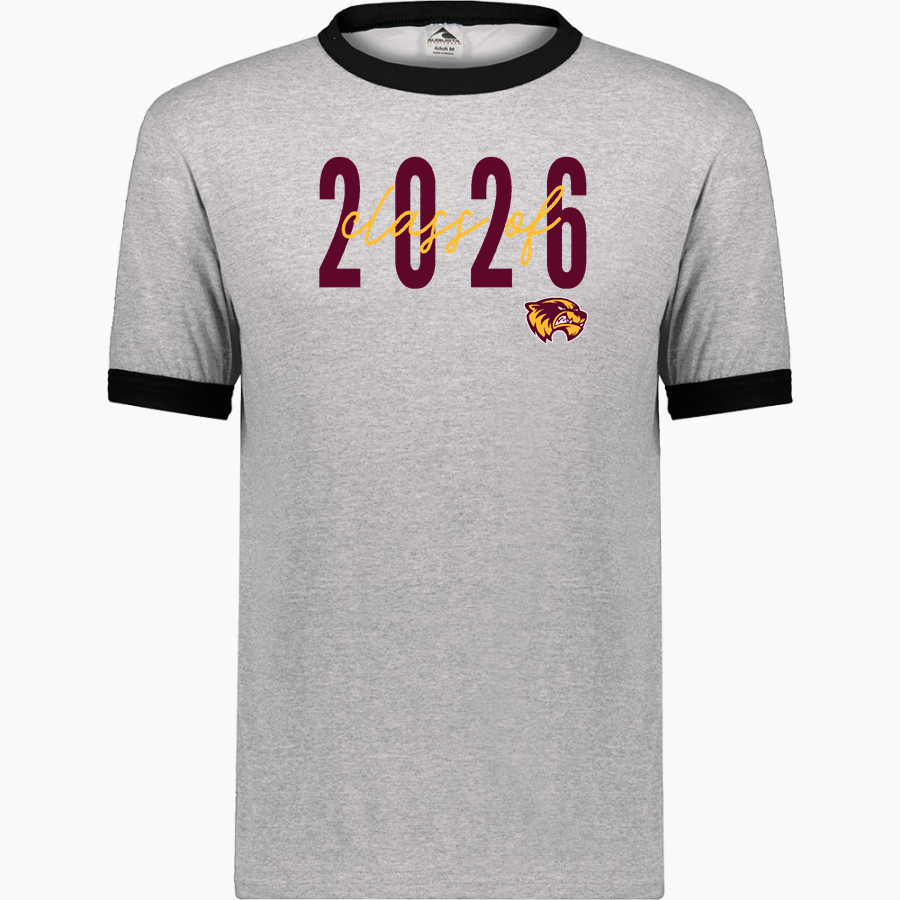 Au Gres-Sims HIGH SCHOOL WOLVERINES <span class="pdp-name-mascot">AU GRES - SIMS WOLVERINES</span> Augusta Adult Ringer T-Shirt