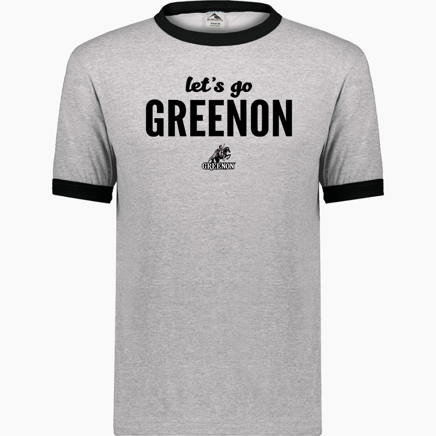 GREENON HIGH SCHOOL KNIGHTS <span class="pdp-name-mascot">GREENON KNIGHTS</span> Augusta Adult Ringer T-Shirt