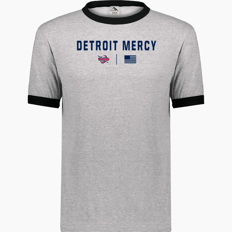 Detroit Mercy Titans Sideline Store <span class="pdp-name-mascot">UDM Titans</span> Augusta Adult Ringer T-Shirt