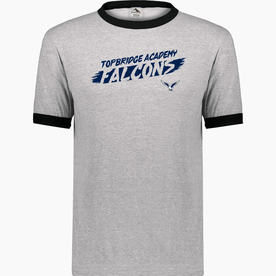 TopBridge Academy Falcons <span class="pdp-name-mascot">TopBridge Academy Falcons</span> Augusta Adult Ringer T-Shirt