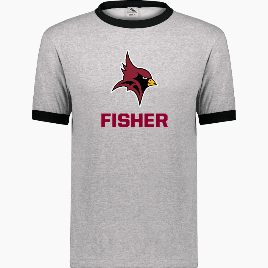 Fisher Cardinals <span class="pdp-name-mascot">Fisher Cardinals</span> Augusta Adult Ringer T-Shirt
