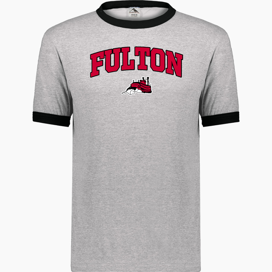 FULTON HIGH SCHOOL STEAMERS <span class="pdp-name-mascot">FULTON STEAMERS</span> Augusta Adult Ringer T-Shirt