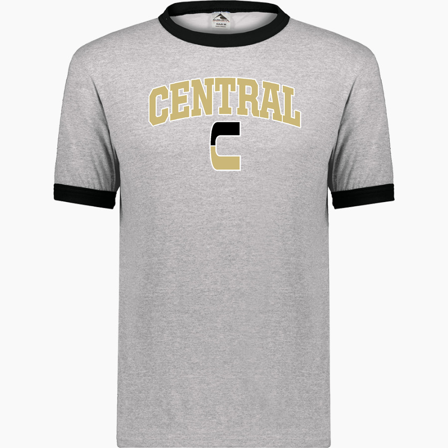 SPRINGFIELD CENTRAL HIGH SCHOOL GOLDEN EAGLES Augusta Adult Ringer T-Shirt