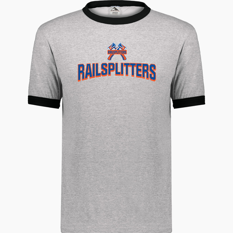LINCOLN PARK HIGH SCHOOL RAILSPLITTERS <span class="pdp-name-mascot">LINCOLN PARK RAILSPLITTERS</span> Augusta Adult Ringer T-Shirt