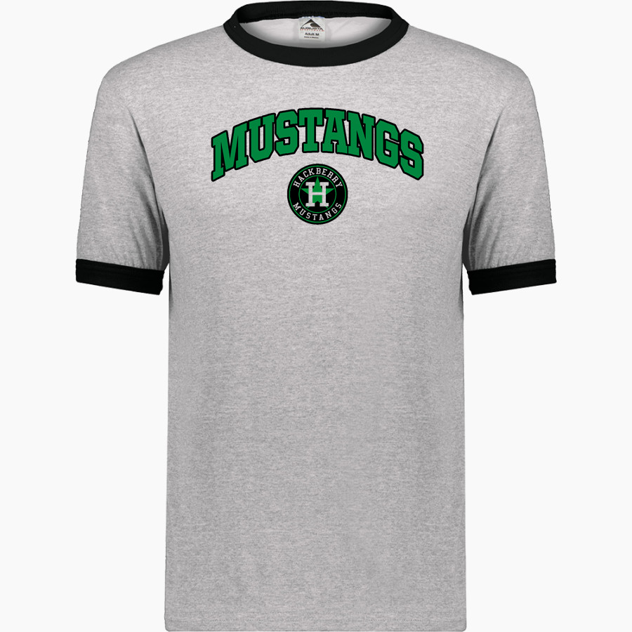 Hackberry Mustangs <span class="pdp-name-mascot">Hackberry Mustangs</span> Augusta Adult Ringer T-Shirt