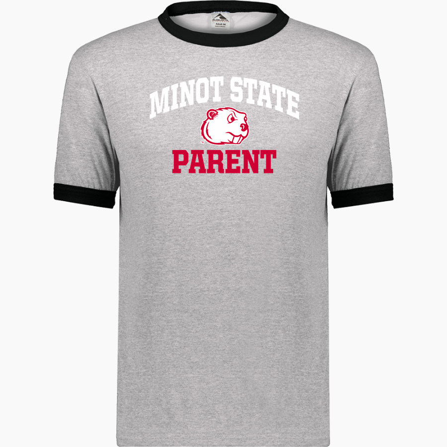 Minot State Beavers <span class="pdp-name-mascot">Minot State Beavers</span> Augusta Adult Ringer T-Shirt