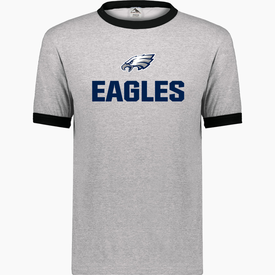 WETHERSFIELD HIGH SCHOOL EAGLES Augusta Adult Ringer T-Shirt