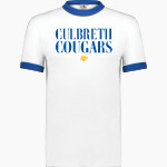 CULBRETH Cougars Augusta Adult Ringer T-Shirt Front Thumbnail