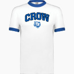 Crow Tigers <span class="pdp-name-mascot">Crow Middle School Tigers</span> Augusta Adult Ringer T-Shirt Front Thumbnail