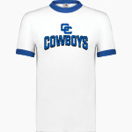 CHINO HIGH SCHOOL COWBOYS <span class="pdp-name-mascot">CHINO COWBOYS</span> Augusta Adult Ringer T-Shirt Front Thumbnail