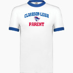 Clarkson-Leigh Patriots <span class="pdp-name-mascot">Clarkson-Leigh Patriots</span> Augusta Adult Ringer T-Shirt Front Thumbnail