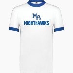MAYWOOD ACADEMY HIGH SCHOOL NIGHTHAWKS <span class="pdp-name-mascot">MAYWOOD ACADEMY NIGHTHAWKS</span> Augusta Adult Ringer T-Shirt Front Thumbnail