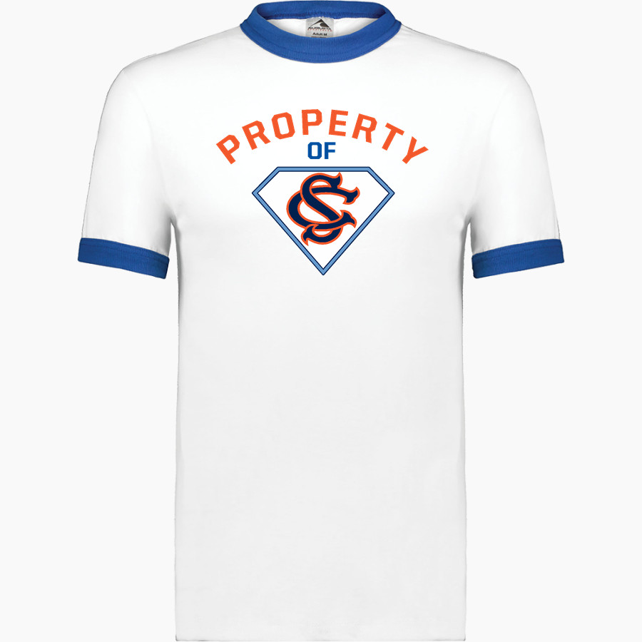 Switzerland County Pacers <span class="pdp-name-mascot">Switzerland County Pacers</span> Augusta Adult Ringer T-Shirt
