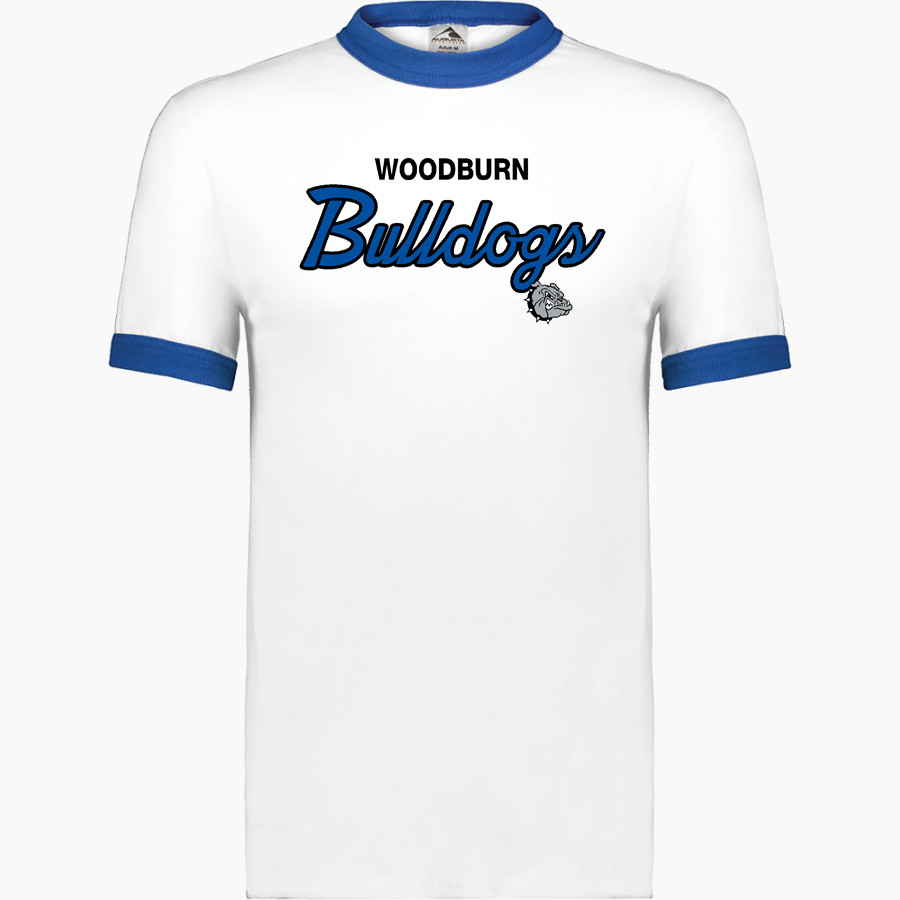 Woodburn Bulldogs <span class="pdp-name-mascot">Woodburn Bulldogs</span> Augusta Adult Ringer T-Shirt