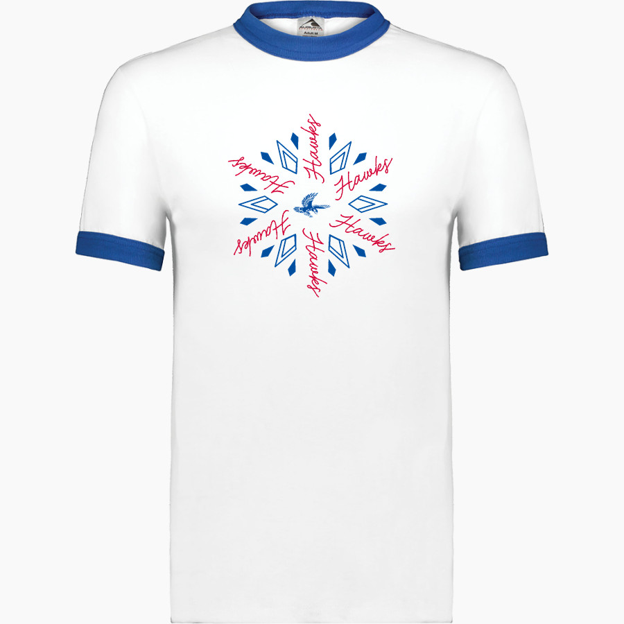 Oregon Hawks Augusta Adult Ringer T-Shirt