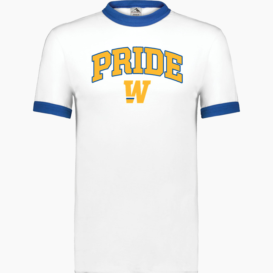 Widener University Pride Online Store Augusta Adult Ringer T-Shirt