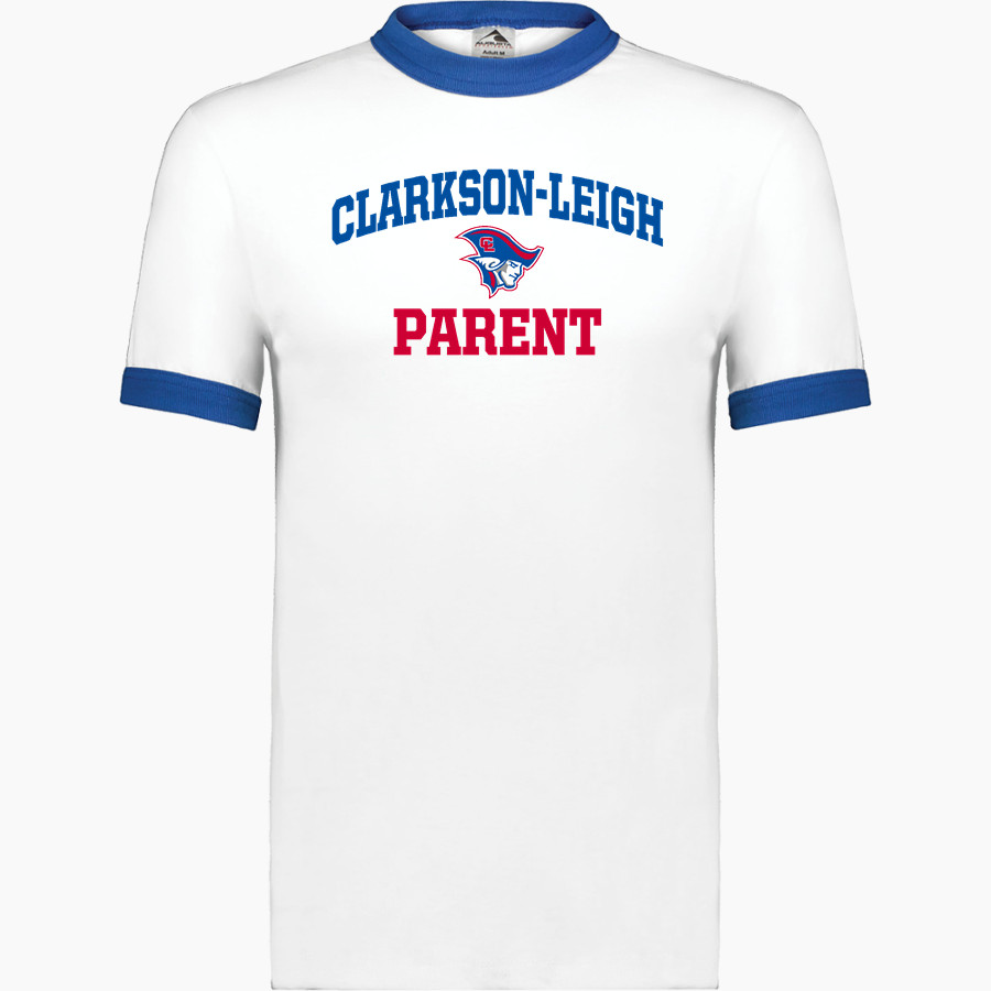 Clarkson-Leigh Patriots <span class="pdp-name-mascot">Clarkson-Leigh Patriots</span> Augusta Adult Ringer T-Shirt